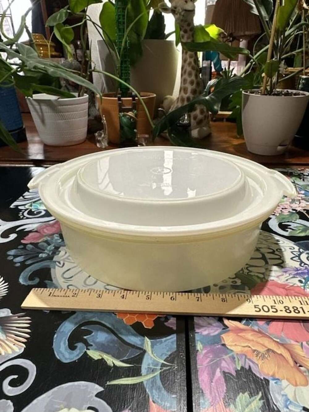 Vintage Tupperware Pie and Cake Carrier Container #719-1(0380 B4)